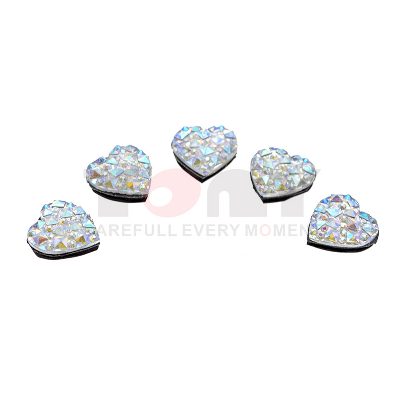 14mm Resin Heart Magnets