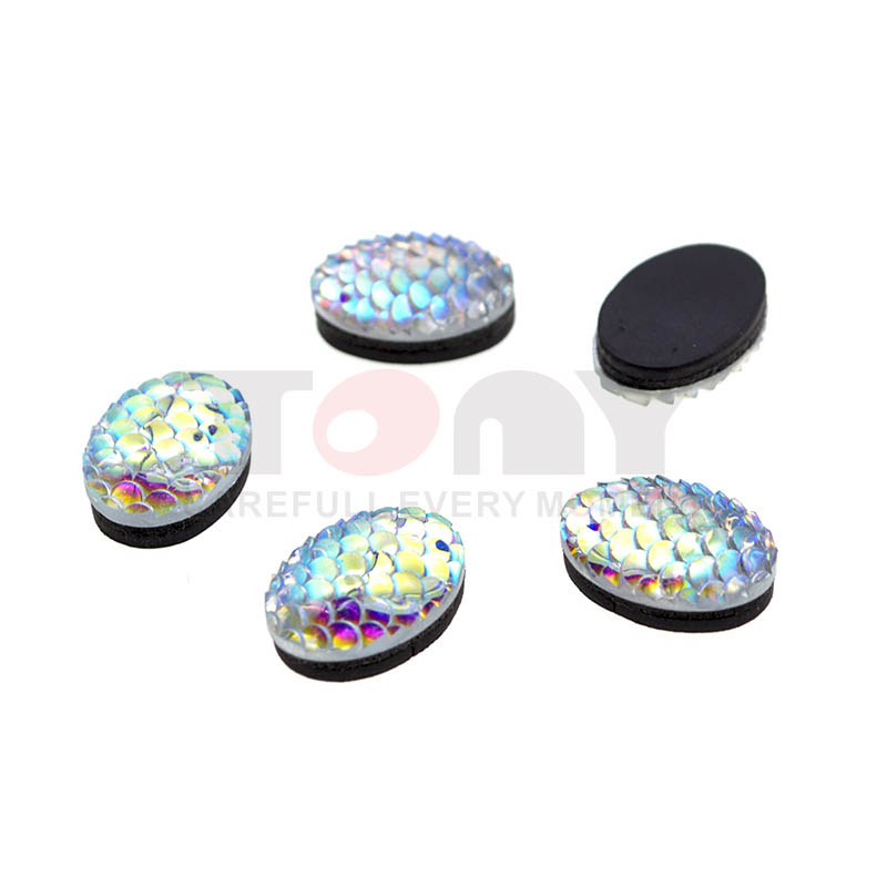 Ellipse Squama Resin Magnets