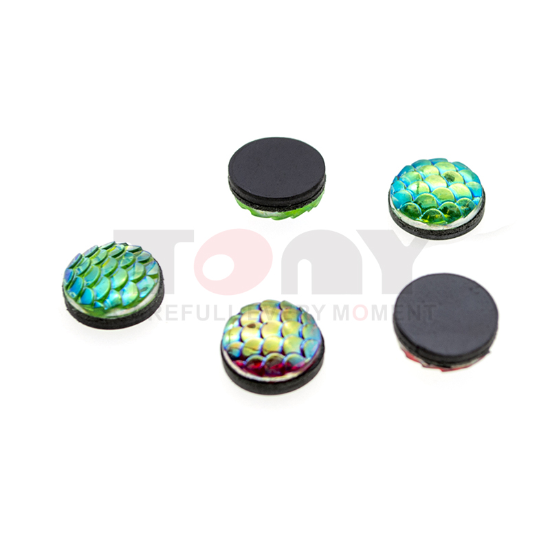 Mermaid Fish Scale Resin Magnets