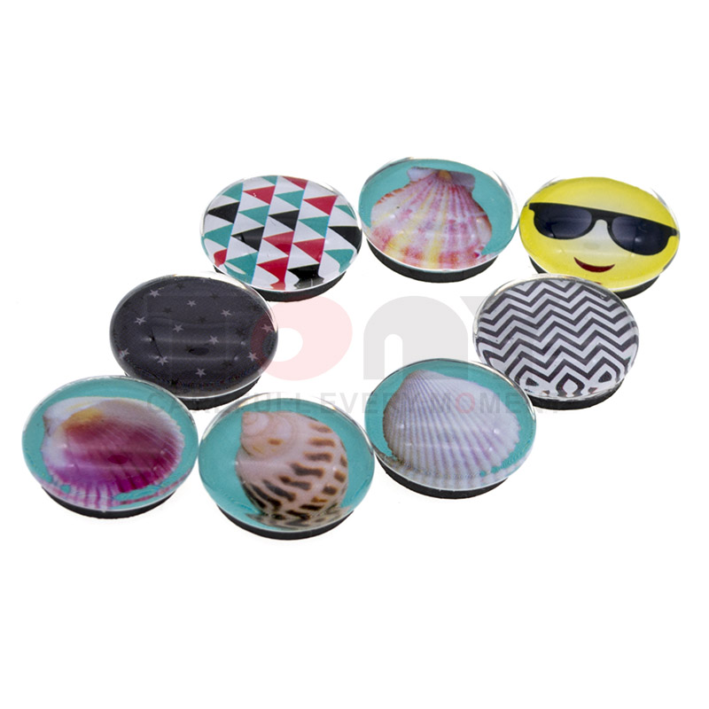 Round Glass Magnets 25mm